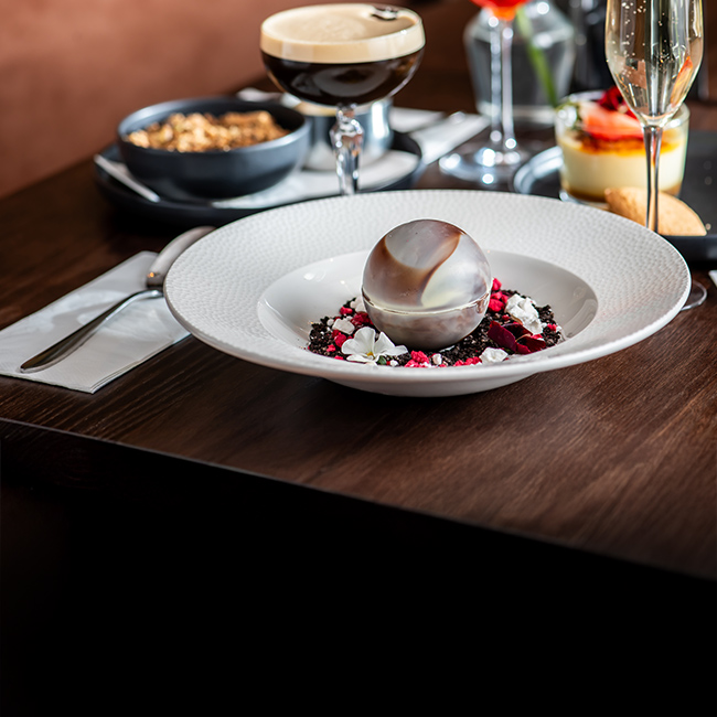 Dessert menu at The Green House
